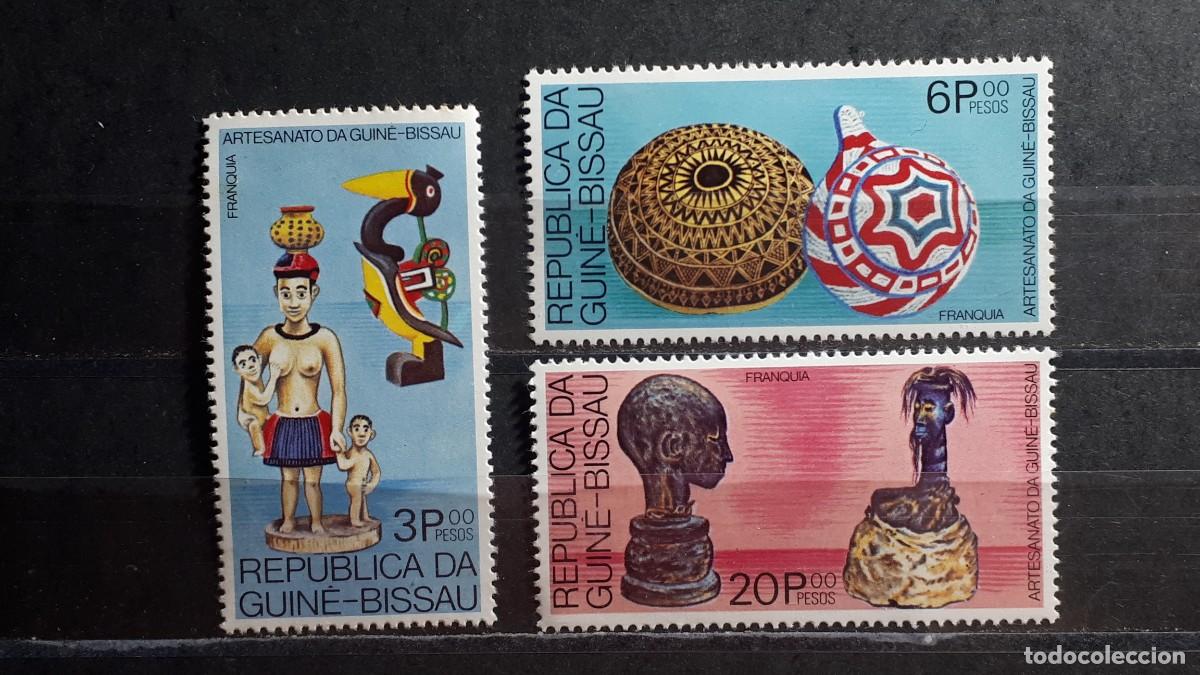 Sellos: GUINEA BISSAU. A&Ntilde;O 1980. **. YVERT 115/7