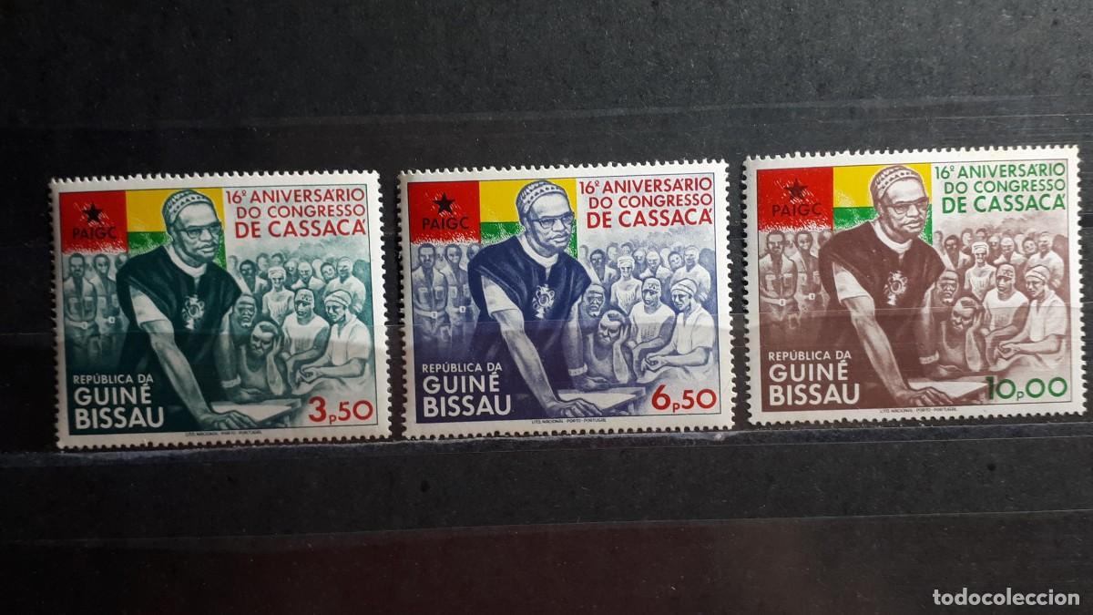 Sellos: GUINEA BISSAU. A&Ntilde;O 1980. **. YVERT 117A/C