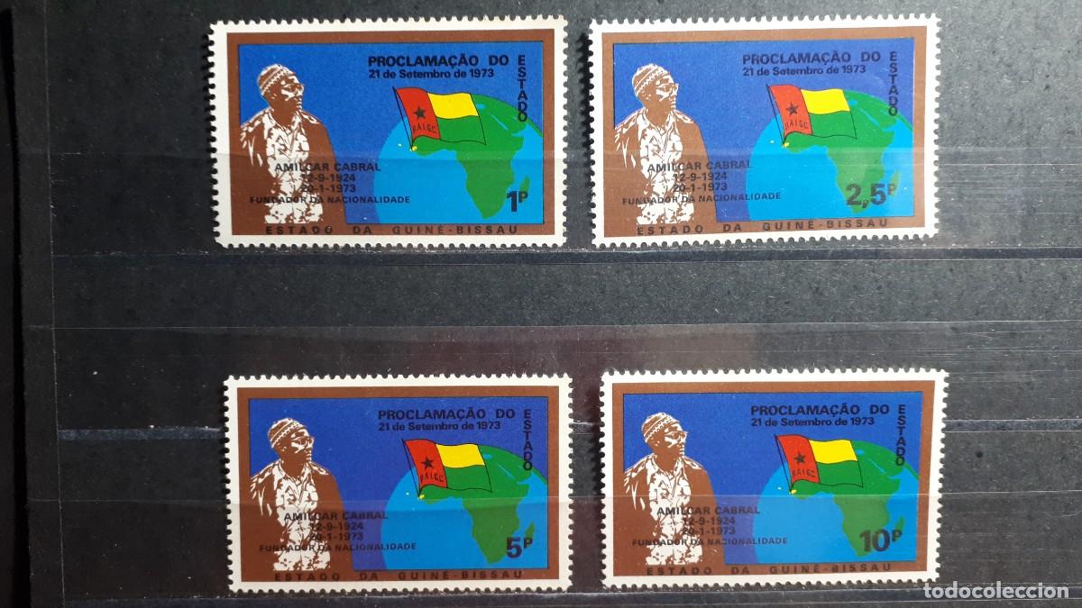 Sellos: GUINEA BISSAU. A&Ntilde;O 1975. **. YVERT 1A/4A