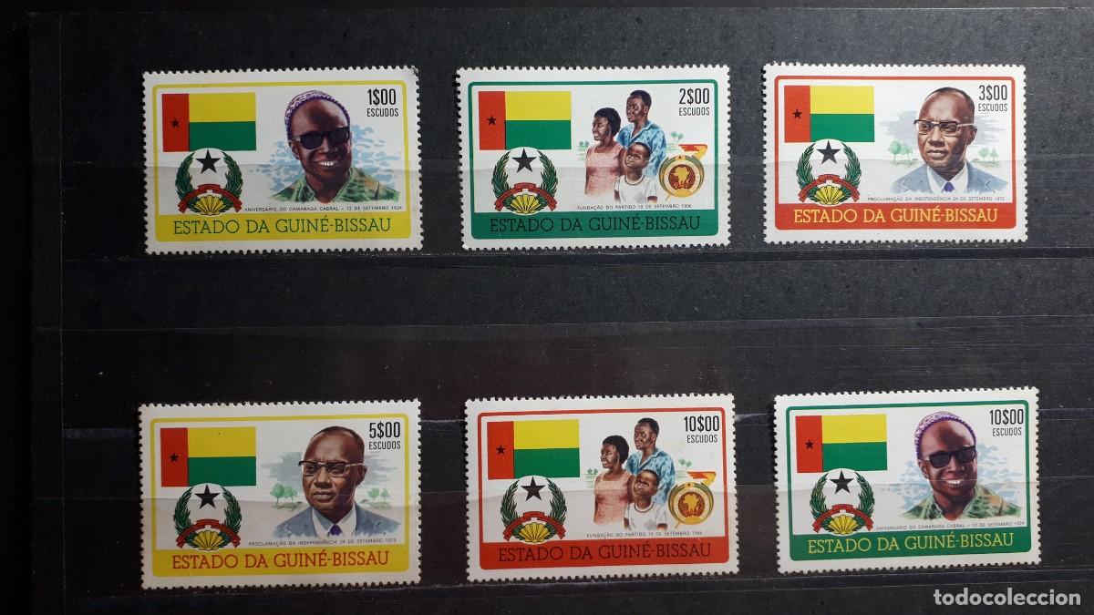 Sellos: GUINEA BISSAU. A&Ntilde;O 1975. **. YVERT 5/10
