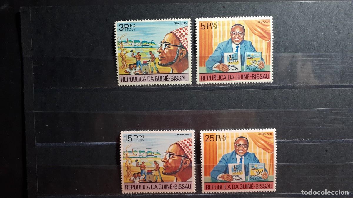 Sellos: GUINEA BISSAU. A&Ntilde;O 1980. **. YVERT 110/11, a&eacute;reo 54/5