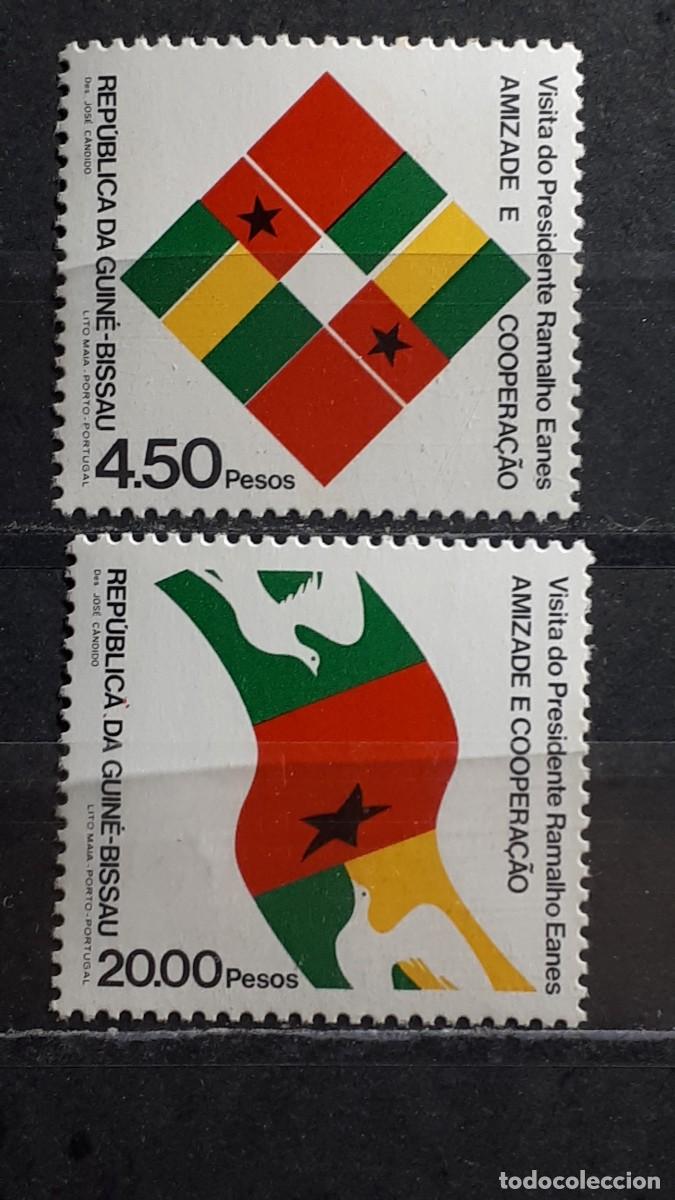 Sellos: GUINEA BISSAU. A&Ntilde;O 1985. **. YVERT 335/6