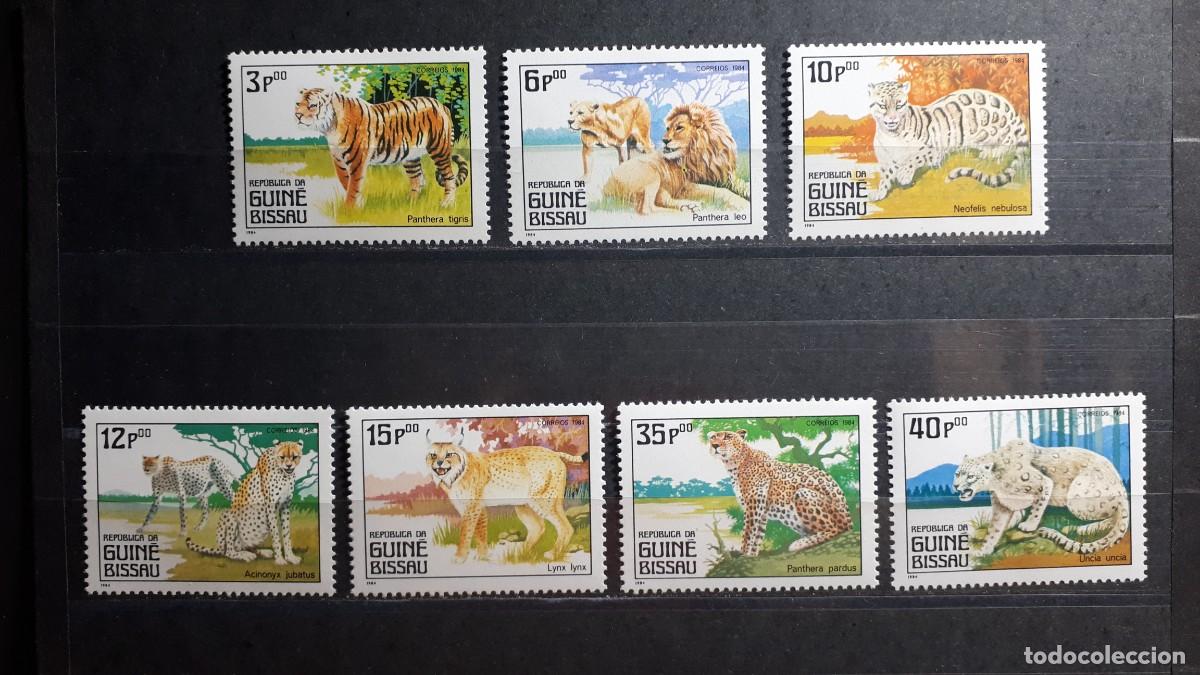 Sellos: GUINEA BISSAU. A&Ntilde;O 1984. **. YVERT 289/95