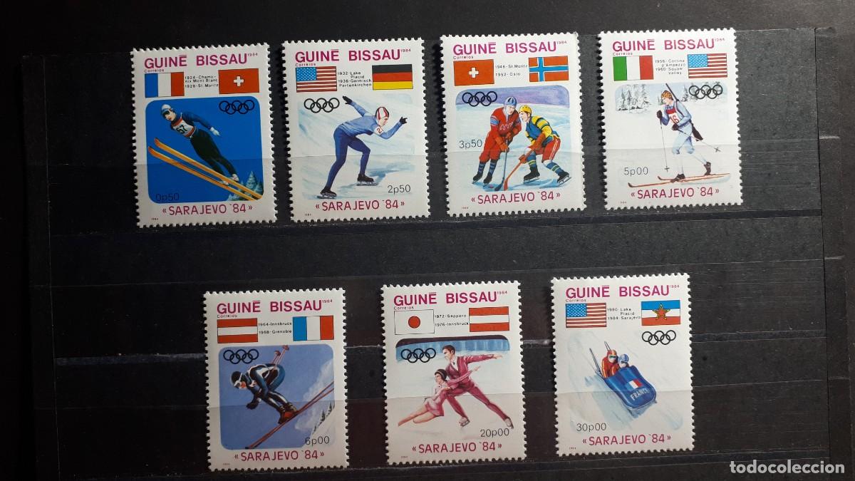 Sellos: GUINEA BISSAU. A&Ntilde;O 1984. **. YVERT 252/8
