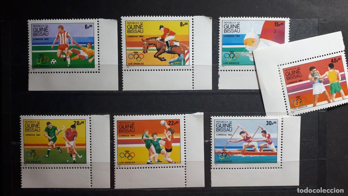 Sellos: GUINEA BISSAU. A&Ntilde;O 1984. **. YVERT 282/8