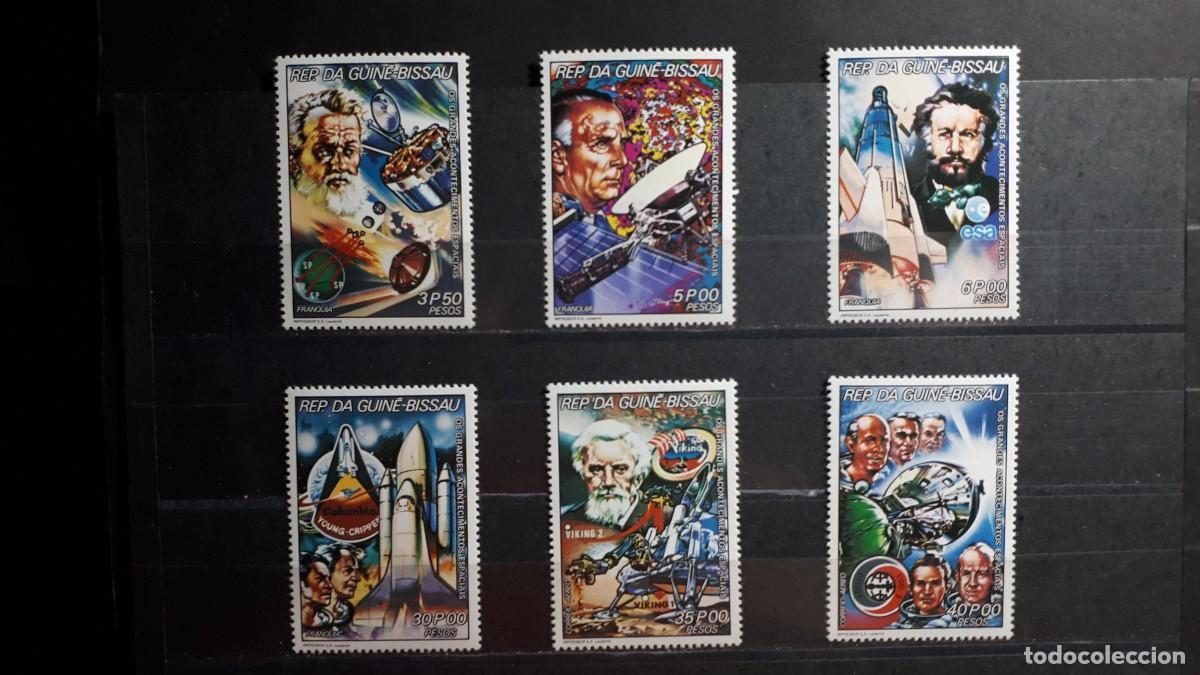 Sellos: GUINEA BISSAU. A&Ntilde;O 1981. **. YVERT 133/6. A&eacute;reo 62/3,