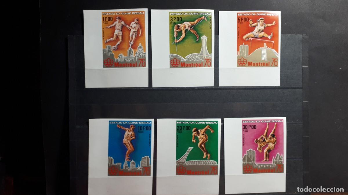 Sellos: GUINEA BISSAU. A&Ntilde;O 1976. **. YVERT 37/42. Sin dentar