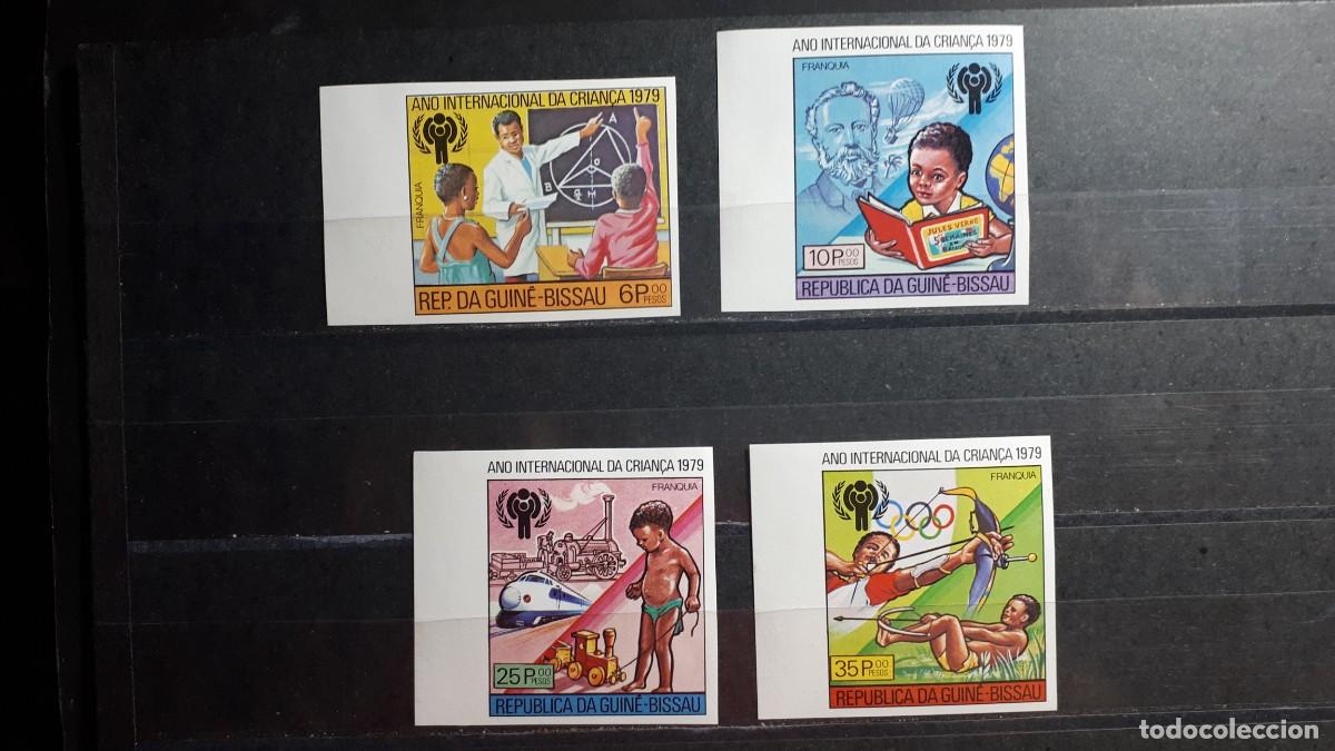 Sellos: GUINEA BISSAU. A&Ntilde;O 1979. **. YVERT 106/9. SIN DENTAR