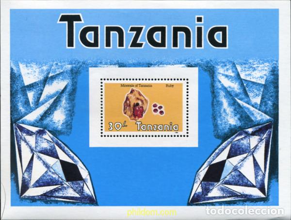 Sellos: 79654 MNH TANZANIA 1986 MINERALES