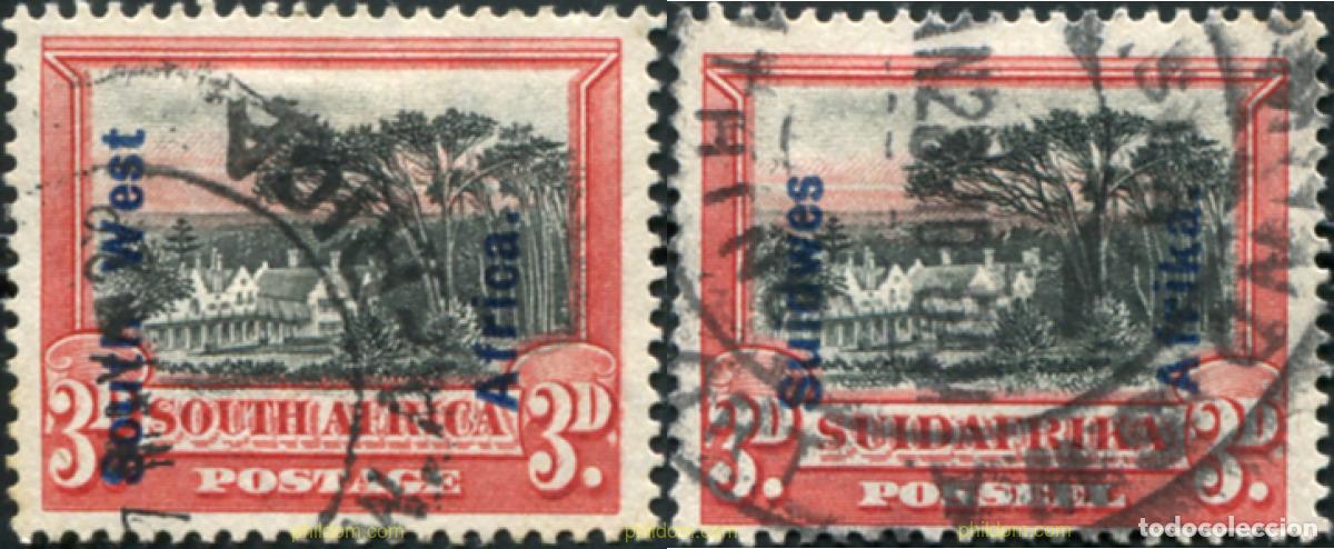 Sellos: 794502 USED SUR OESTE AFRICANO 1927 SERIE BASICA