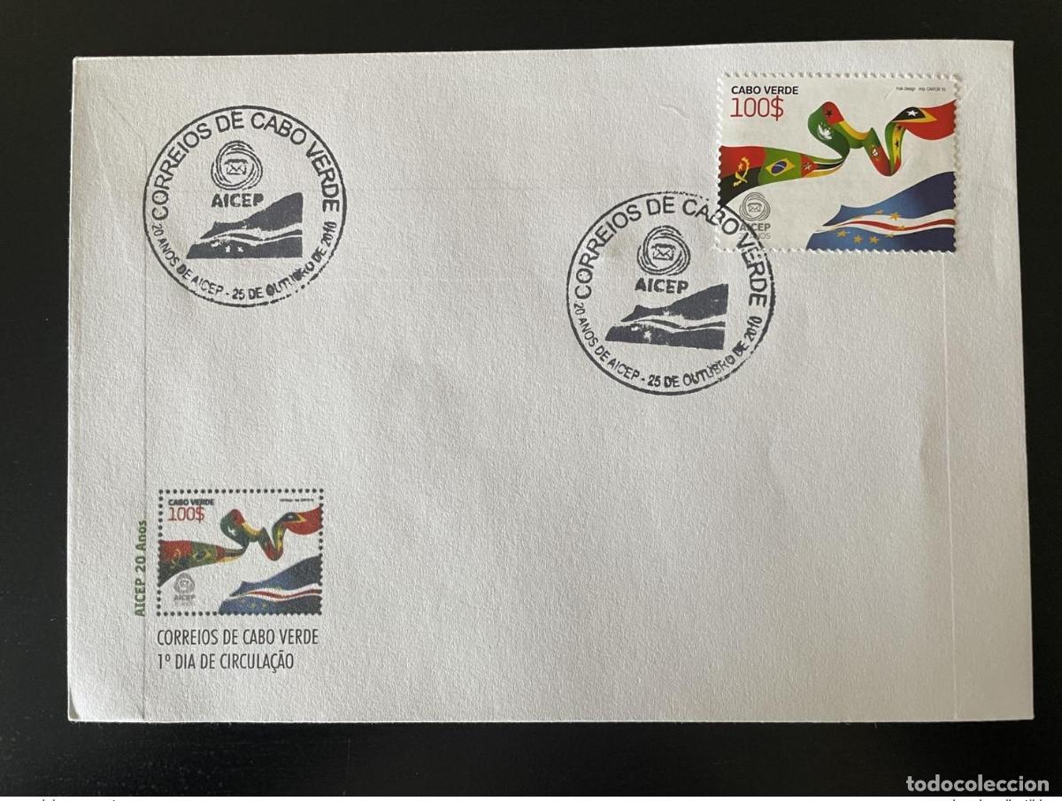 Briefmarken: Cabo Verde 2010 Mi. 976 FDC 20 a&ntilde;os Emisi&oacute;n conjunta AICEP