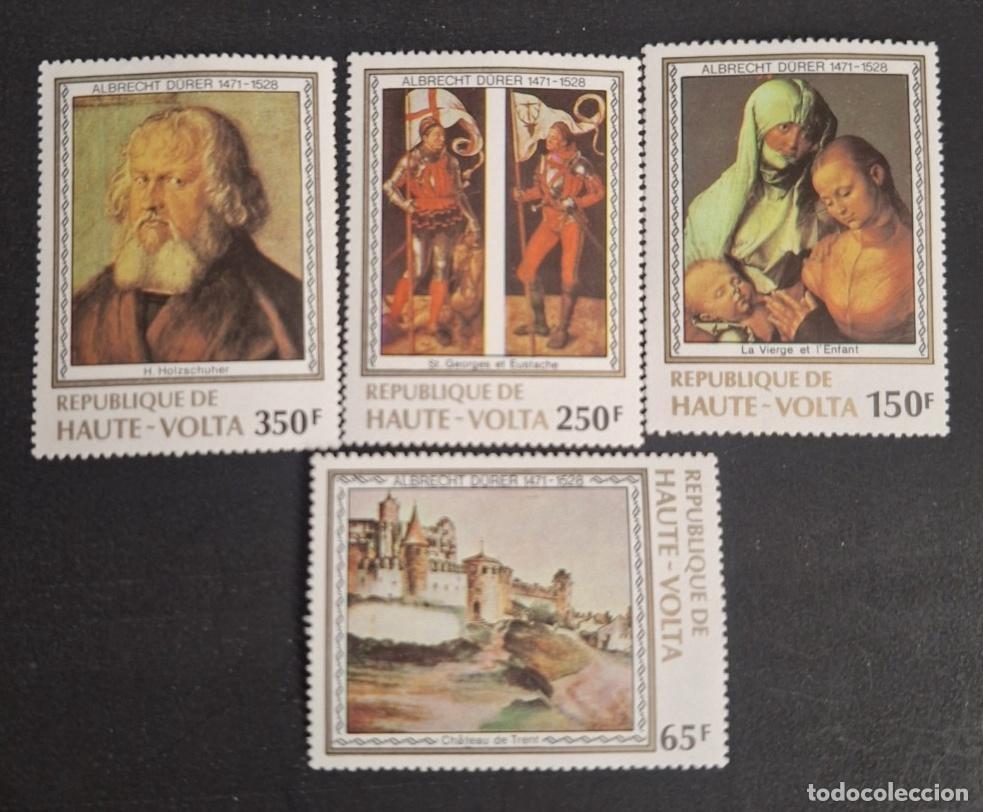 Sellos: Alto Volta 1978 Mi. 732-734 Albrecht D&uuml;rer pintura Virgen Ni&ntilde;o