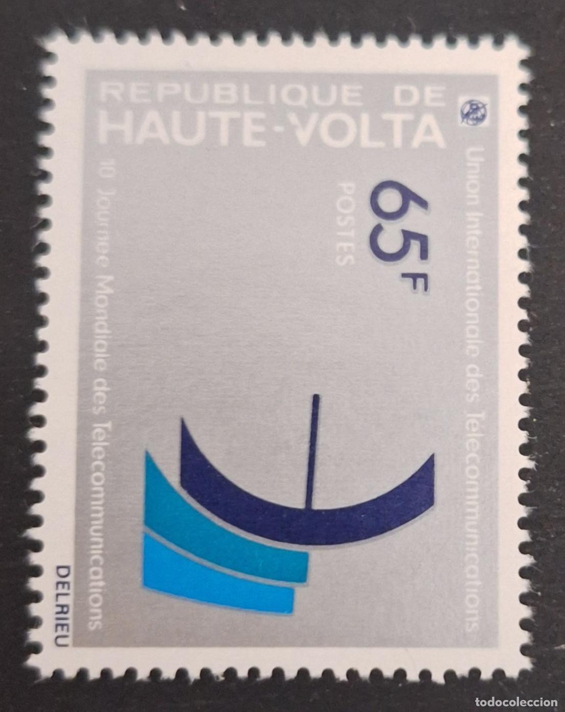 Sellos: Alto Volta 1978 Mi. 715 D&iacute;a Mundial de las Telecomunicaciones UIT