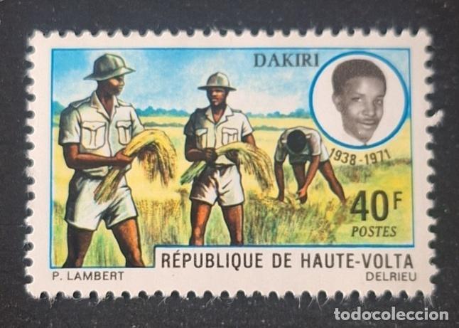 Stamps: Alto Volta 1972 Mi. 351 Dakiri escultismo cosecha agricultura scouts