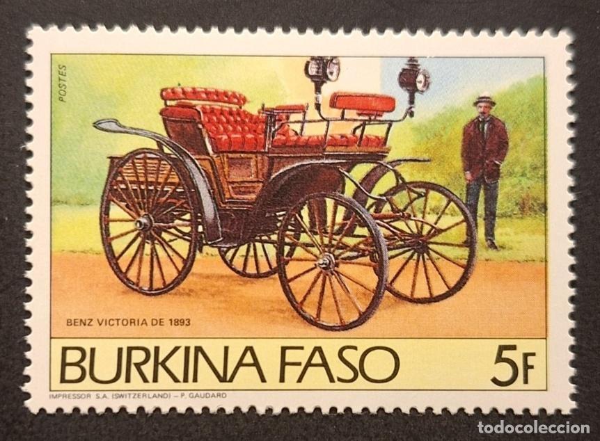 Sellos: Burkina Faso 1985 Mi. 1019 Benz Victoria 1893 autom&oacute;vil antiguo