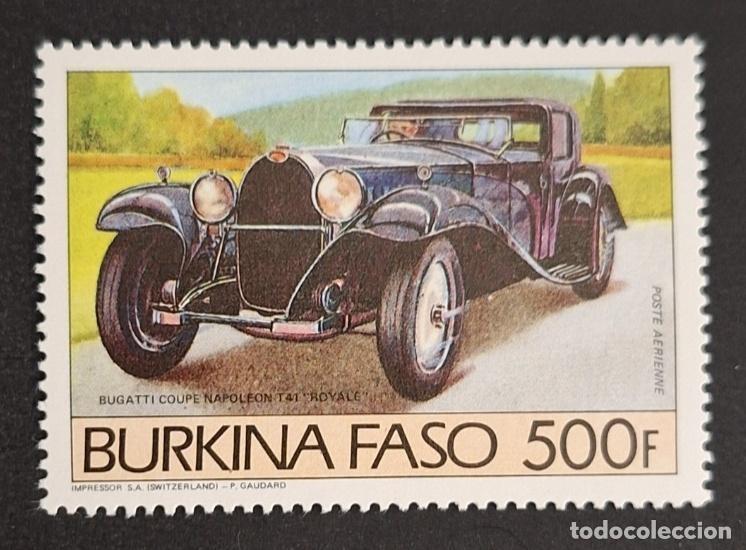 Sellos: Burkina Faso 1985 Mi. 1023 Bugatti Coup&eacute; Napole&oacute;n T41 Royale auto
