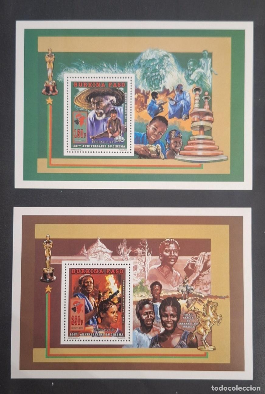 Briefmarken: Burkina Faso 1995 Mi. 1355-1356 FESPACO cine africano Oscar