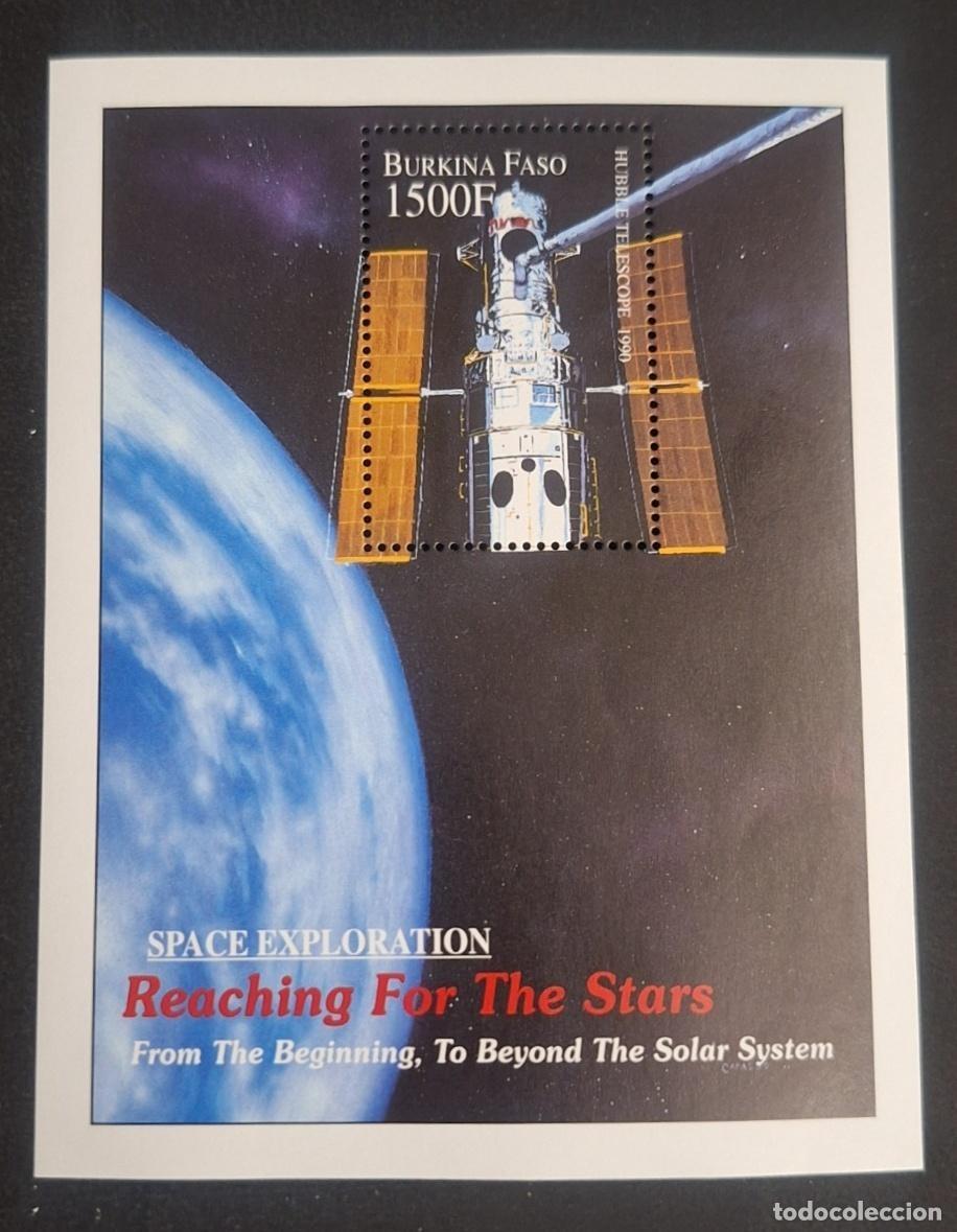 Sellos: Burkina Faso 2000 Mi. Bl. 201 espacio telescopio Hubble NASA sat&eacute;lite