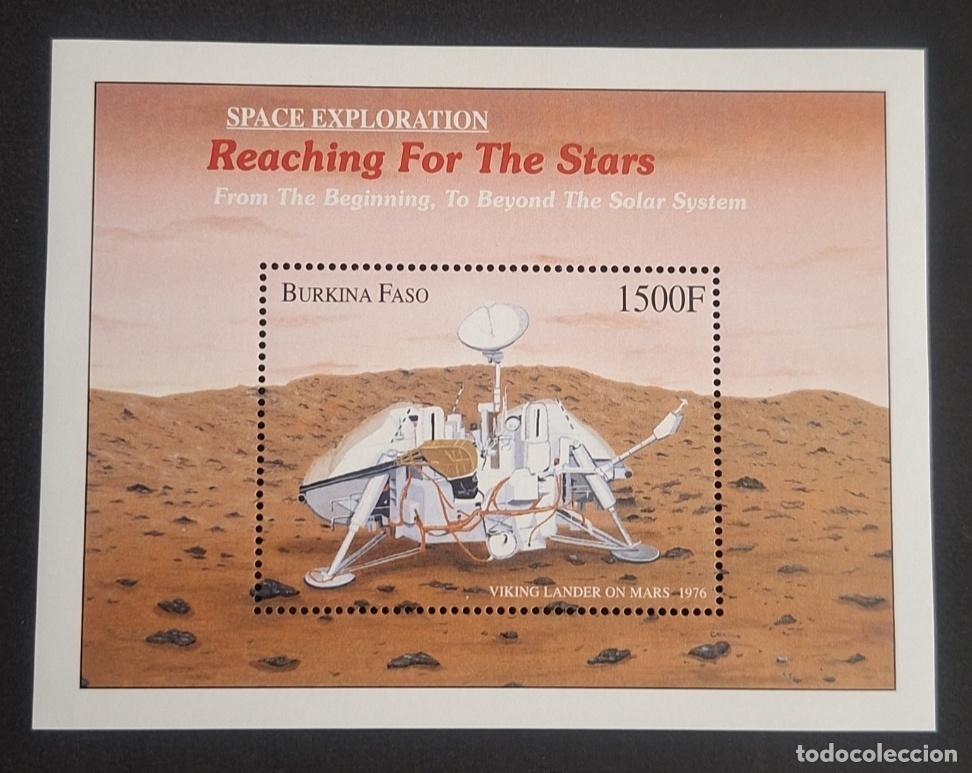 Sellos: Burkina Faso 2000 Mi. Bl. 203 exploraci&oacute;n espacial Viking Lander Marte