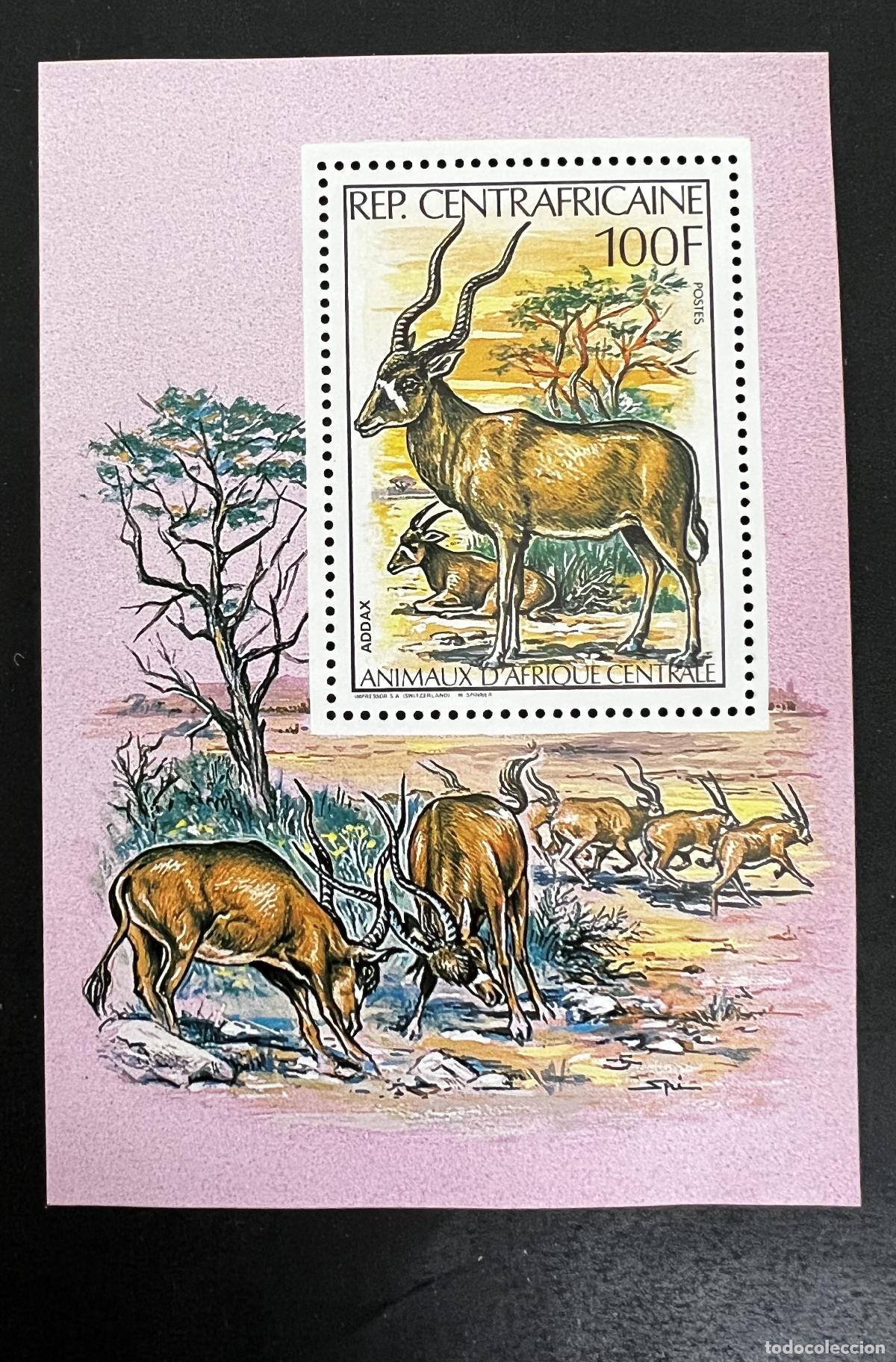 Stamps: Centro&aacute;frica 1982 Mi. 814 Animales &Aacute;frica central addax ant&iacute;lope