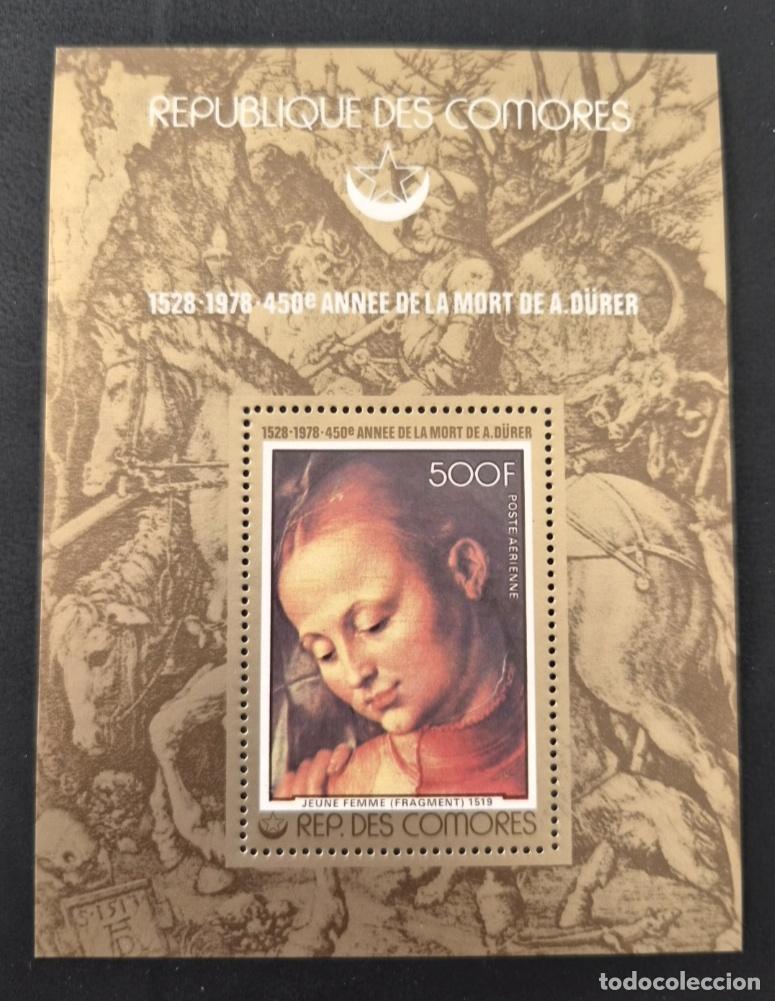 Francobolli: Comoras 1978 Mi. 403 Albrecht D&uuml;rer pintura Joven Mujer arte