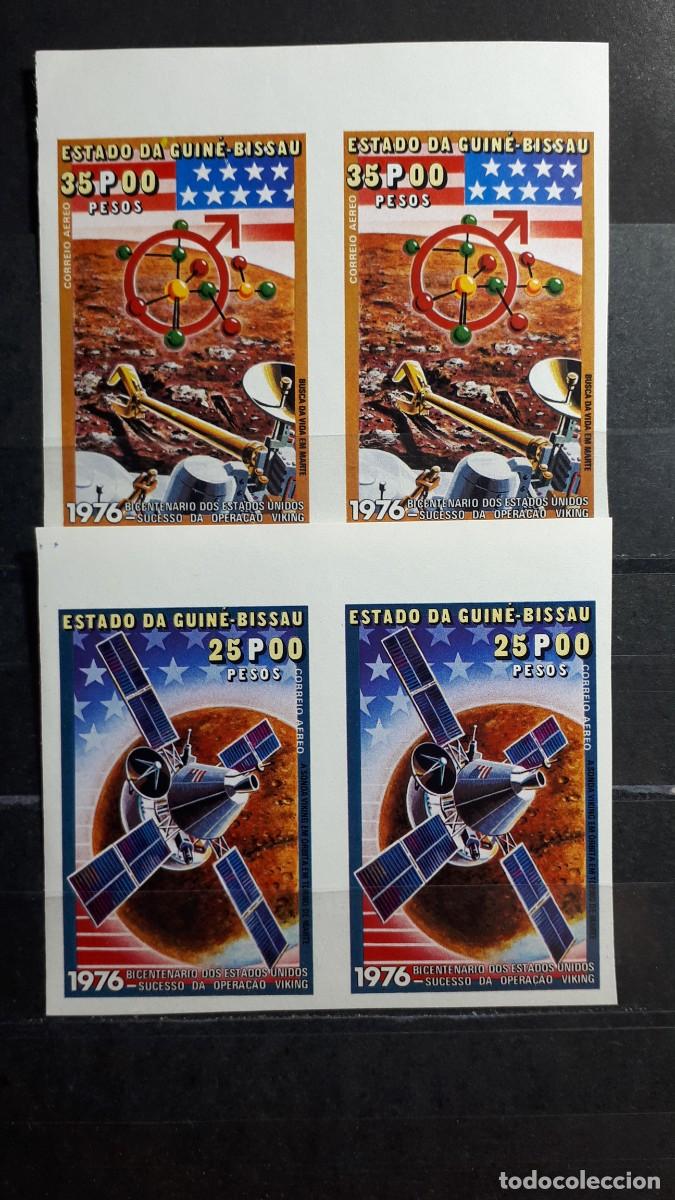 Sellos: GUINEA BISSAU. A&Ntilde;O 1976. **. YVERT A&eacute;reo 21/2