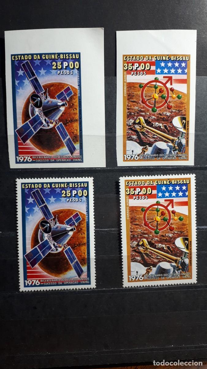 Sellos: GUINEA BISSAU. A&Ntilde;O 1976. **. YVERT A&eacute;reo 21/2, Dentado y sin dentar