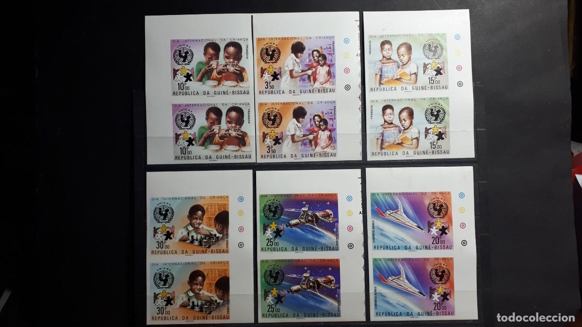 Sellos: GUINEA BISSAU. A&Ntilde;O 1979. **. YVERT 99/101. A&eacute;reo 49/51