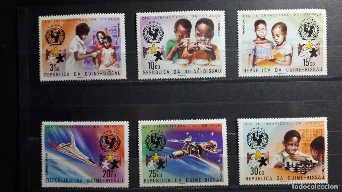 Sellos: GUINEA BISSAU. A&Ntilde;O 1979. **. YVERT 99/101. A&eacute;reo 49/51