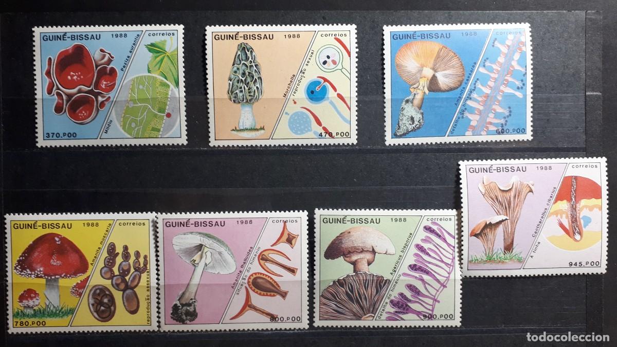 Sellos: GUINEA BISSAU. A&Ntilde;O 1988. **. YVERT 475/81