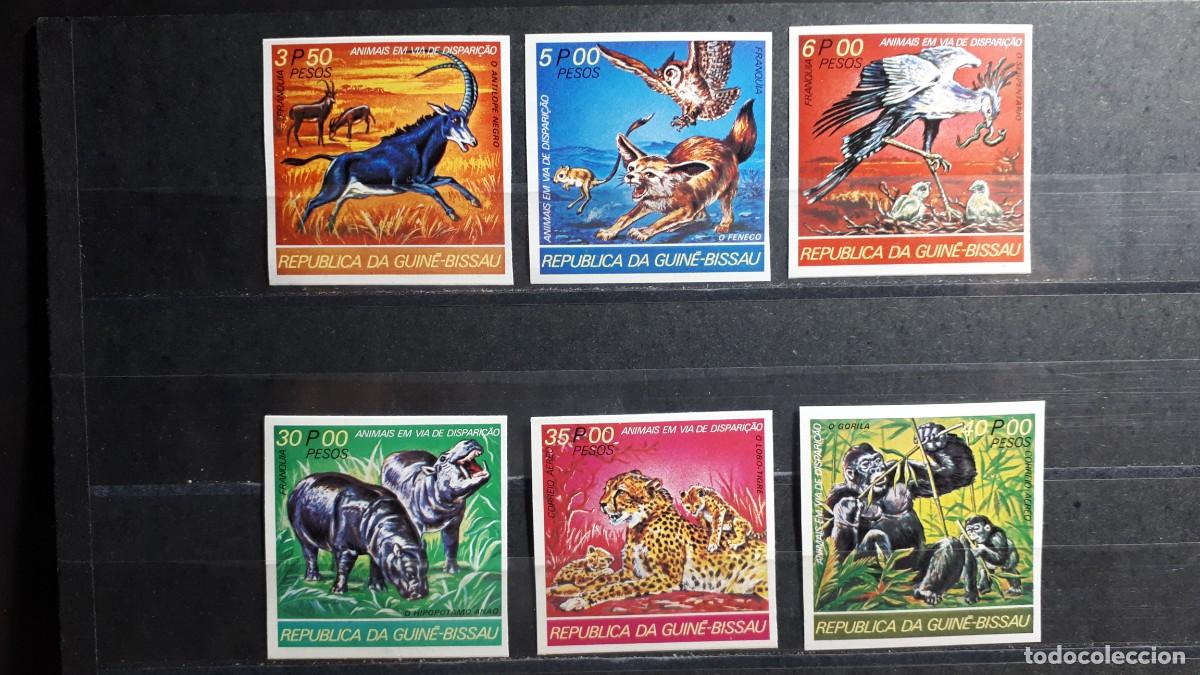 Sellos: GUINEA BISSAU. A&Ntilde;O 1978. **. YVERT 71/4. A&eacute;reo 37/8. S.D.