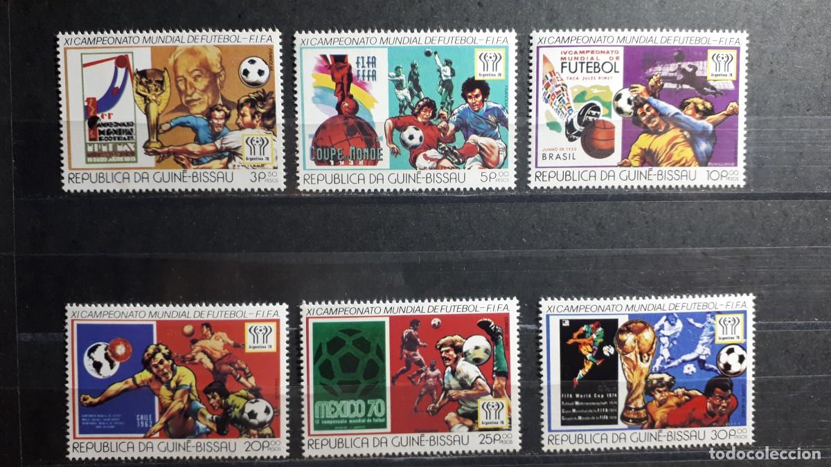 Sellos: GUINEA BISSAU. A&Ntilde;O 1978. **. YVERT 67/70. A&eacute;reo 35/6