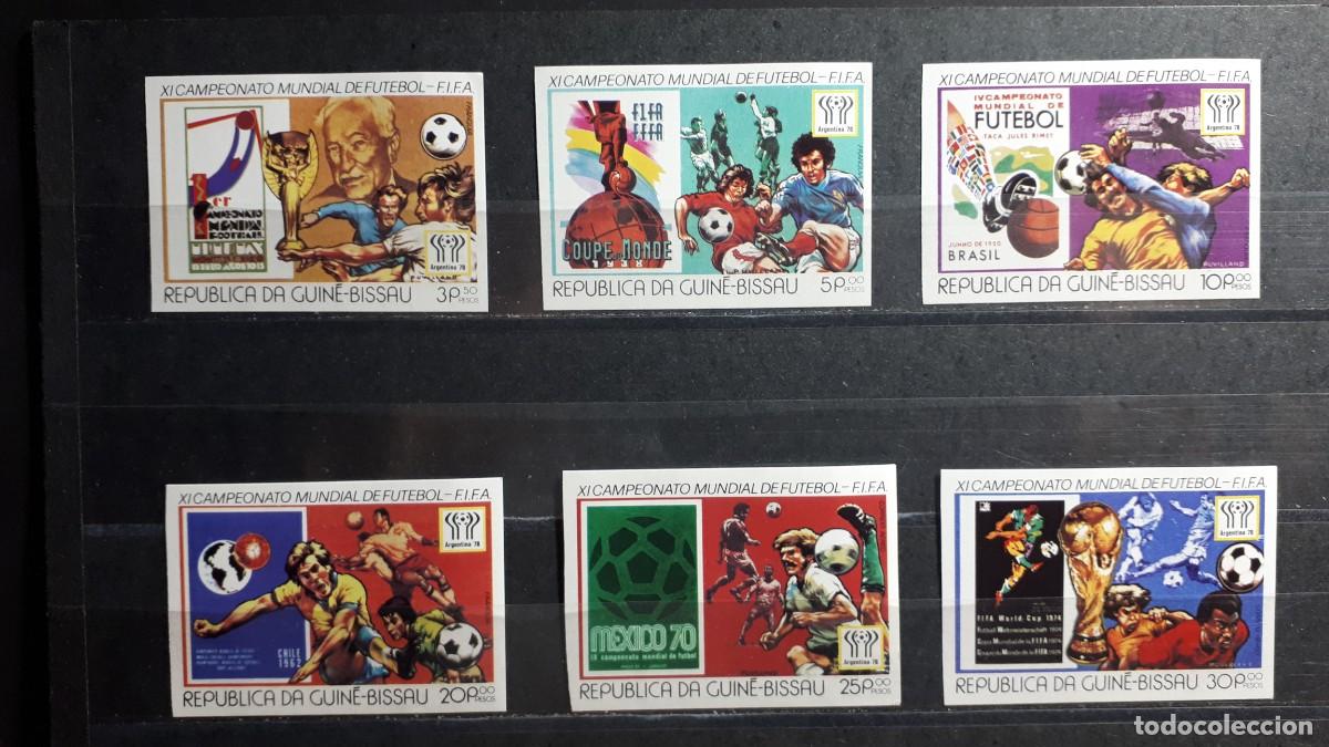 Sellos: GUINEA BISSAU. A&Ntilde;O 1978. **. YVERT 67/70. A&eacute;reo 35/6. S.D.