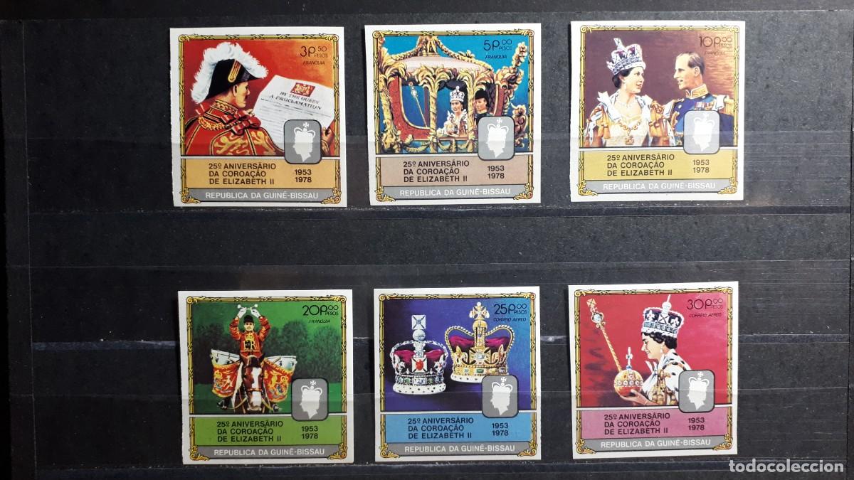 Sellos: GUINEA BISSAU. A&Ntilde;O 1978. **. YVERT 75/8. A&eacute;reo 39/40. S.D.