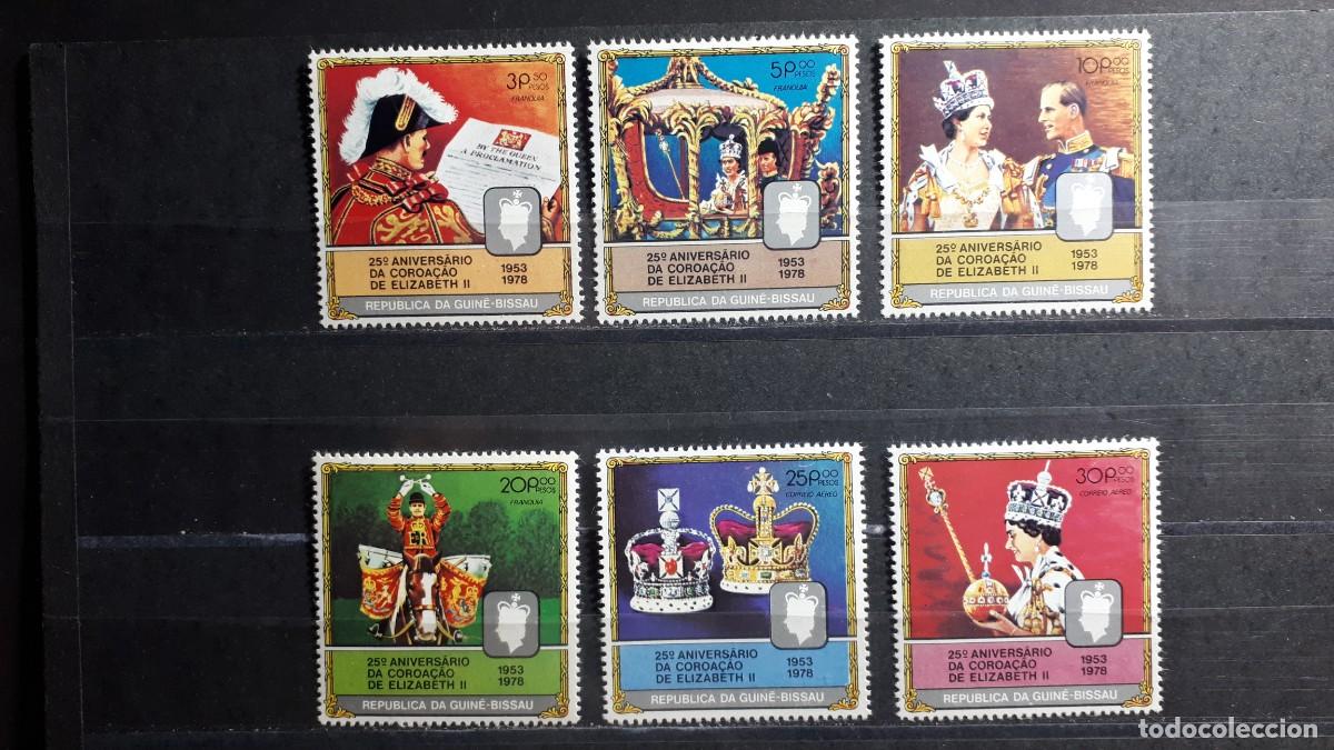 Sellos: GUINEA BISSAU. A&Ntilde;O 1978. **. YVERT 75/8. A&eacute;reo 39/40.