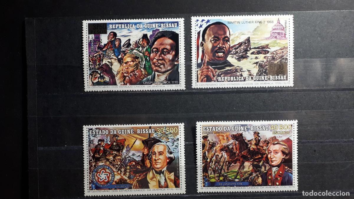 Sellos: GUINEA BISSAU. A&Ntilde;O 1976. **. YVERT 43/4. A&eacute;reo 1/2