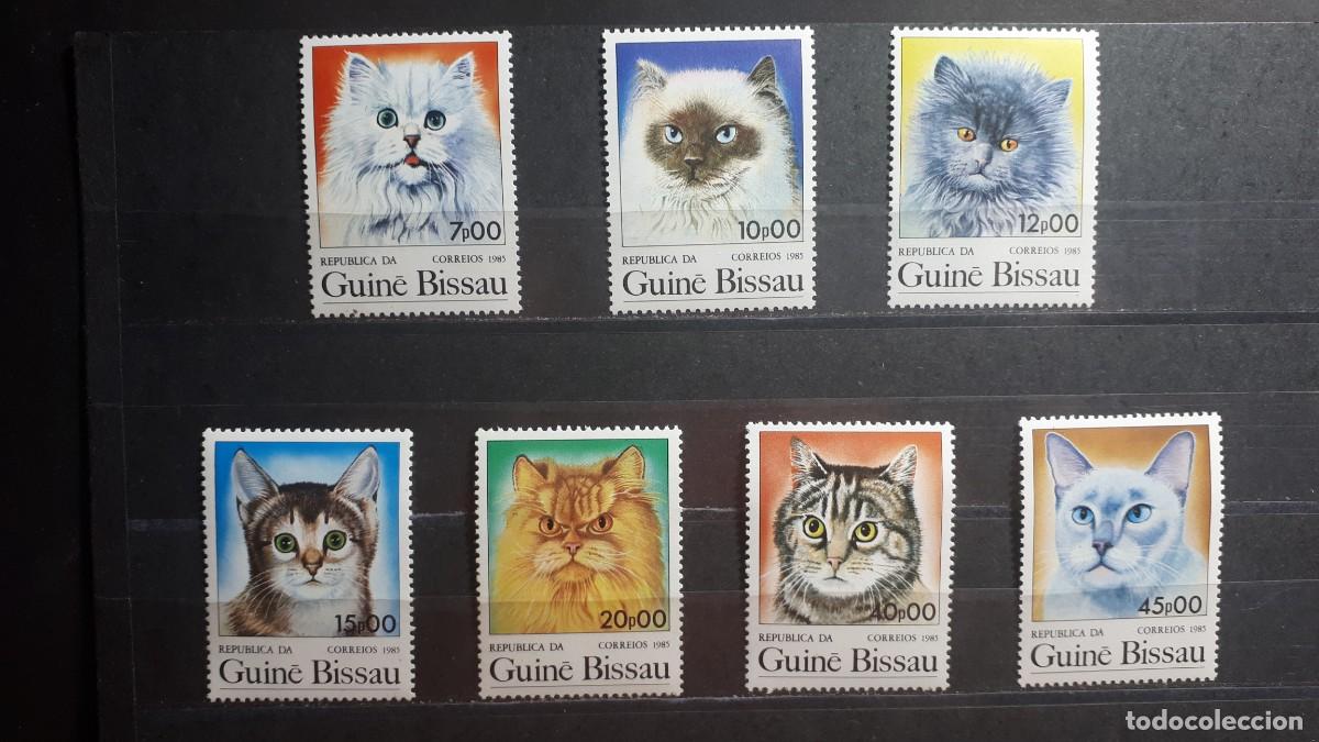 Sellos: GUINEA BISSAU. A&Ntilde;O 1985. **. YVERT 354/60