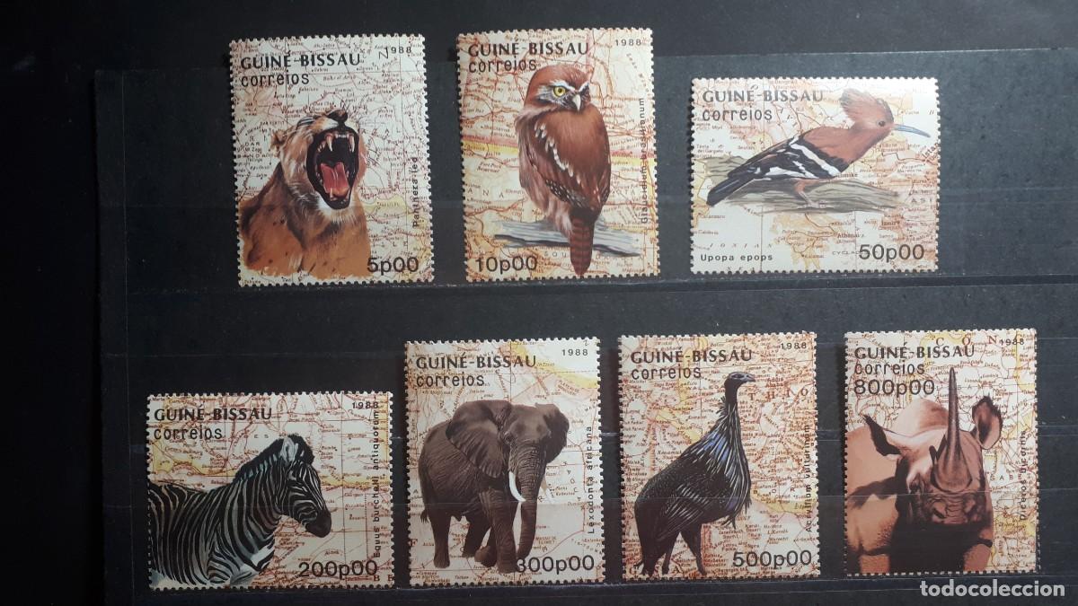 Sellos: GUINEA BISSAU. A&Ntilde;O 1988. **. YVERT 468/74