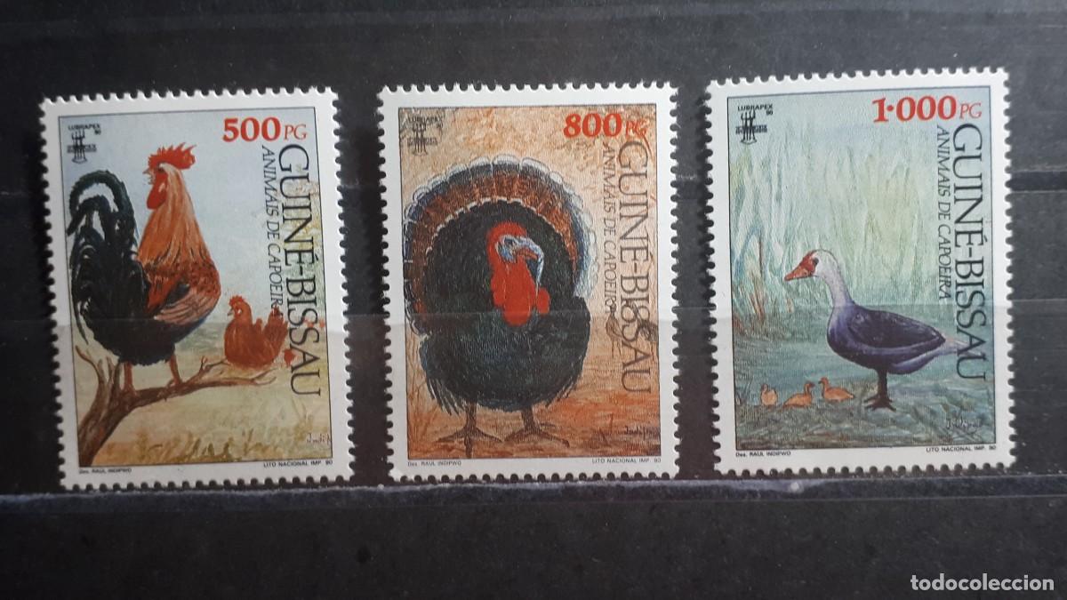 Sellos: GUINEA BISSAU. A&Ntilde;O 1990. **. YVERT 573/5
