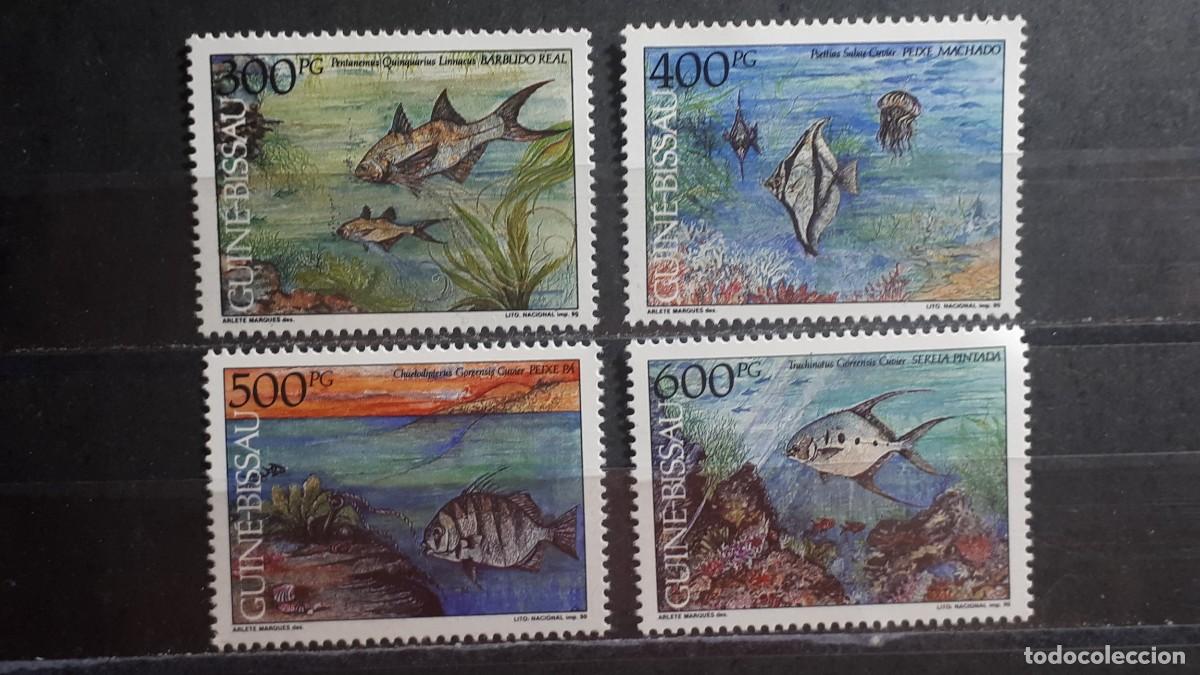 Sellos: GUINEA BISSAU. A&Ntilde;O 1991. **. YVERT 586/9