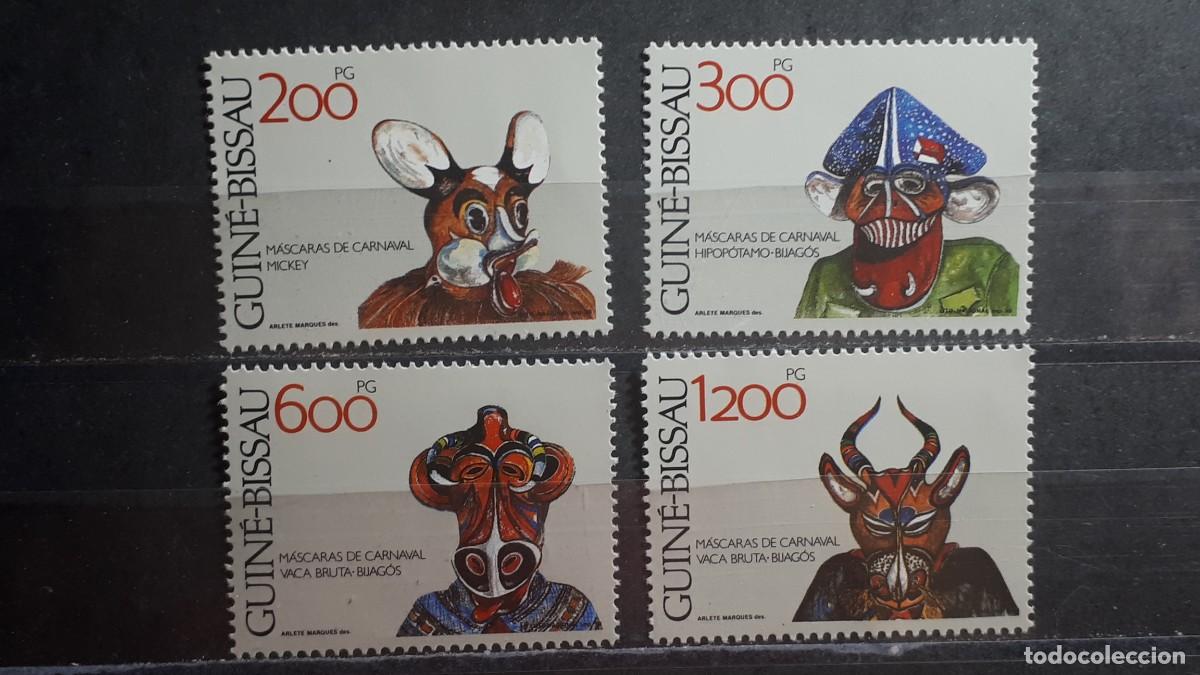 Sellos: GUINEA BISSAU. A&Ntilde;O 1991. **. YVERT 582/5