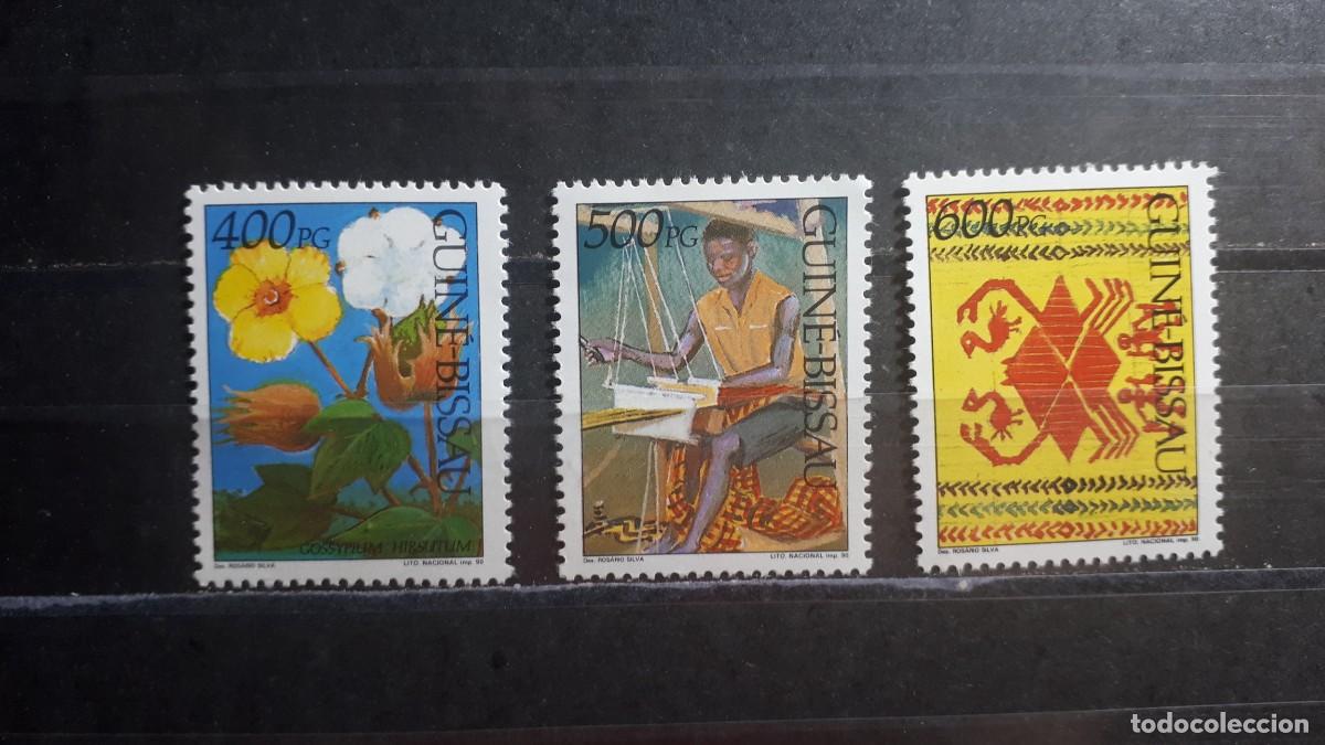 Sellos: GUINEA BISSAU. A&Ntilde;O 1991. **. YVERT 579/81