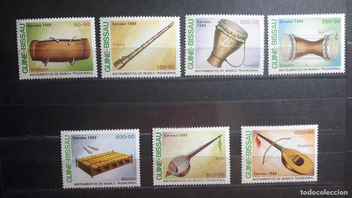 Sellos: GUINEA BISSAU. A&Ntilde;O 1989. **. YVERT 535/41