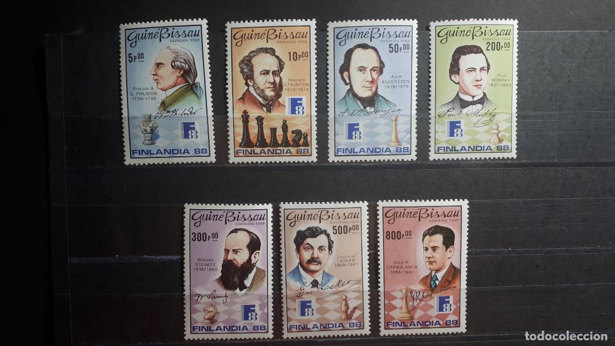 Sellos: GUINEA BISSAU. A&Ntilde;O 1988. **. YVERT 461/7