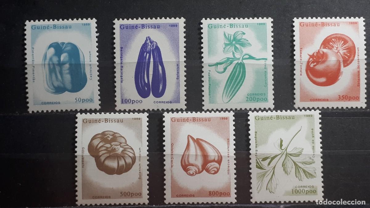 Sellos: GUINEA BISSAU. A&Ntilde;O 1989. **. YVERT 549/55