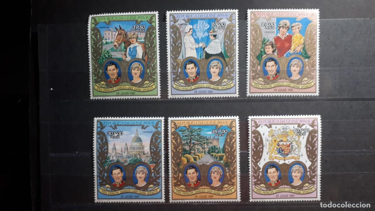Sellos: GUINEA BISSAU. A&Ntilde;O 1981. **. YVERT 141/4. A&eacute;reo 66/7.