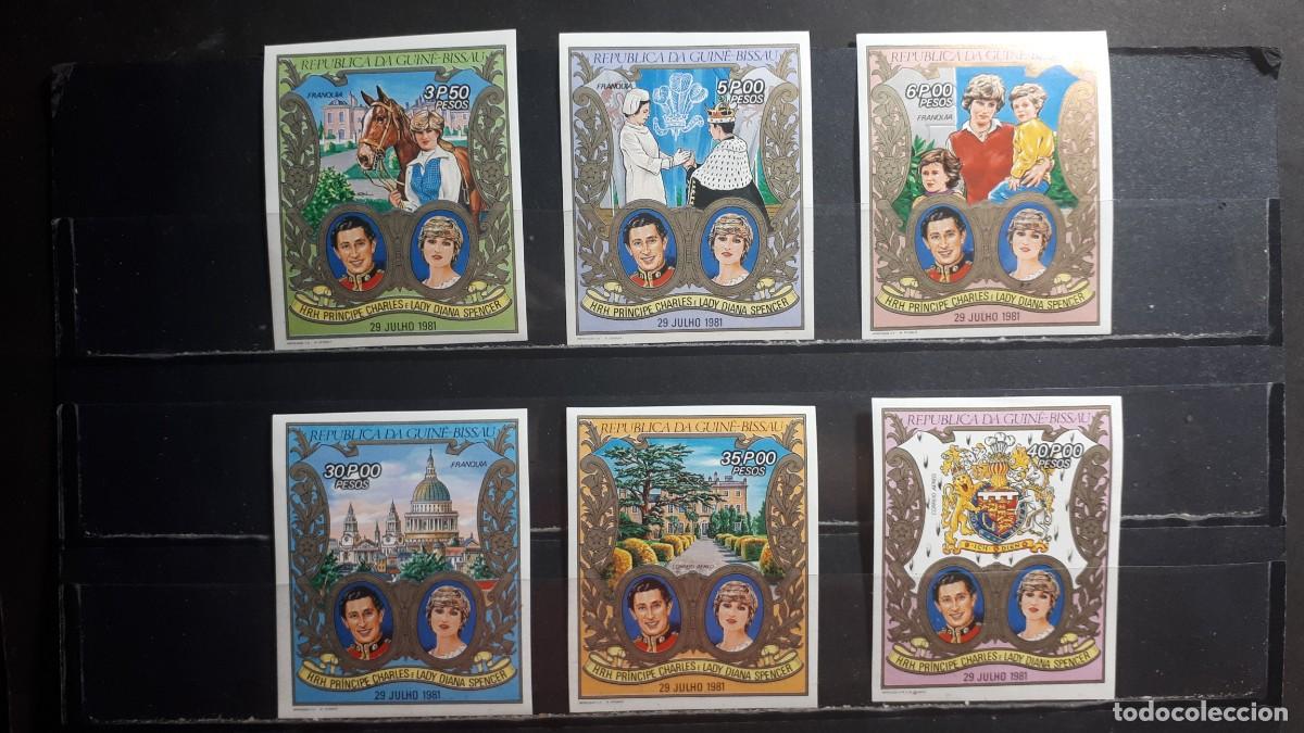 Sellos: GUINEA BISSAU. A&Ntilde;O 1981. **. YVERT 141/4. A&eacute;reo 66/7. S.D.