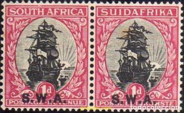 Sellos: 773837 HINGED SUR OESTE AFRICANO 1927 SELLOS DE AFRICA DEL SUD DE 1926-27 SOBRECARGADOS