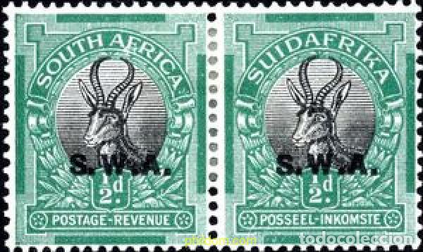 Sellos: 773838 HINGED SUR OESTE AFRICANO 1927 SELLOS DE AFRICA DEL SUD DE 1926-27 SOBRECARGADOS