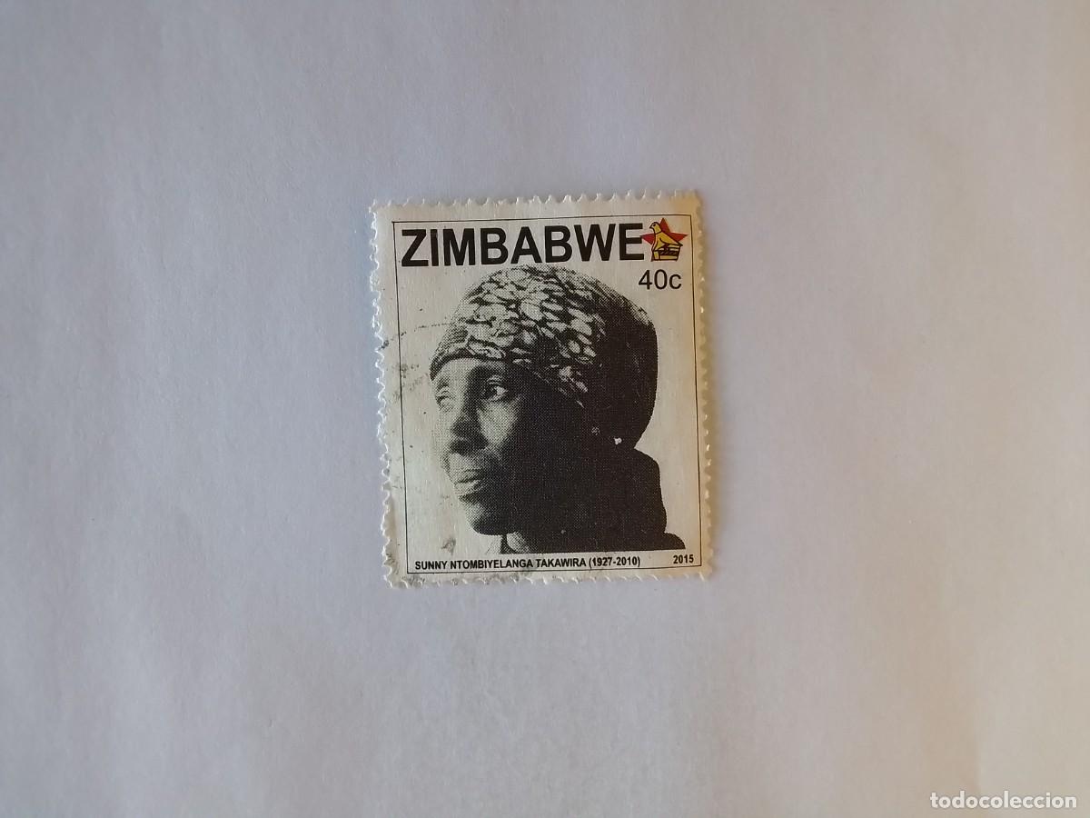 Sellos: A&Ntilde;O 2015 ZIMBABUE SELLO USADO